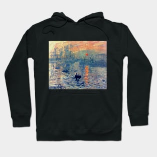 Impressions of Sunrise by Claude Monet Hoodie